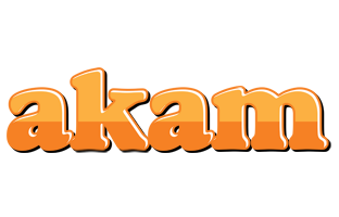 Akam orange logo