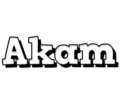 Akam snowing logo