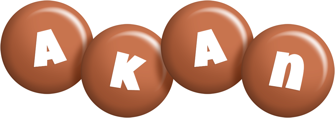 Akan candy-brown logo