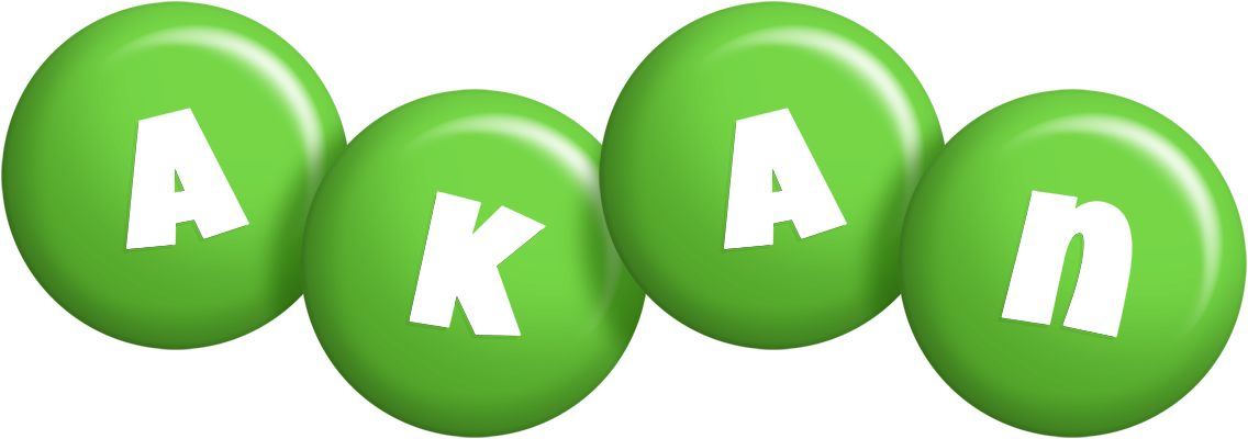 Akan candy-green logo