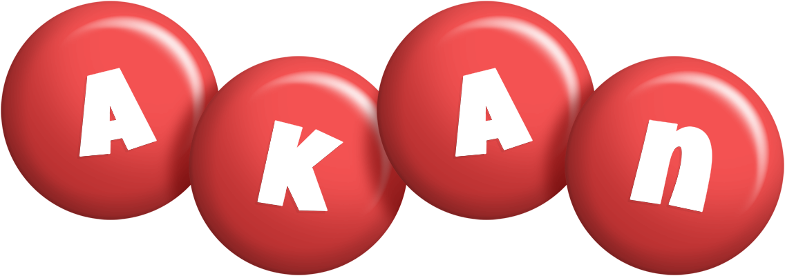 Akan candy-red logo