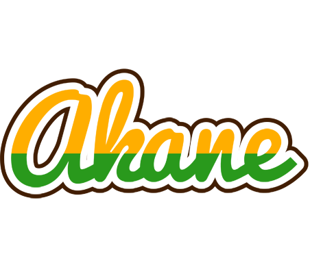 Akane banana logo