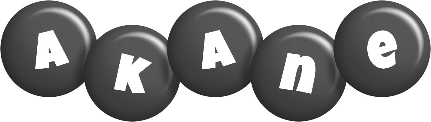 Akane candy-black logo