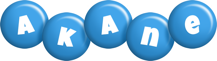 Akane candy-blue logo