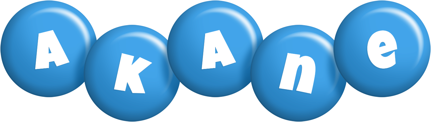 Akane candy-blue logo