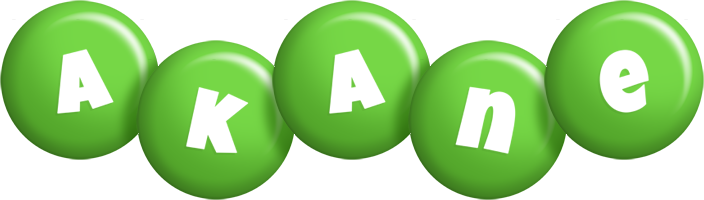 Akane candy-green logo