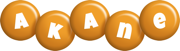 Akane candy-orange logo