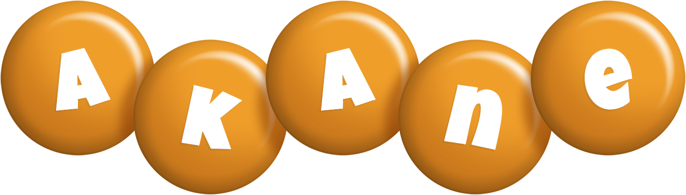 Akane candy-orange logo