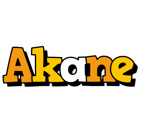 Akane cartoon logo
