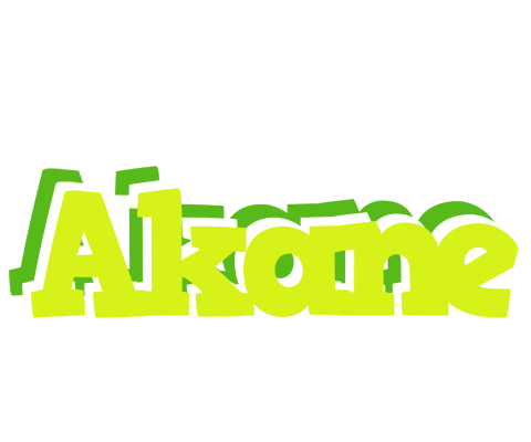 Akane citrus logo