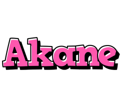 Akane girlish logo