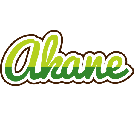 Akane golfing logo