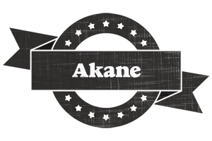 Akane grunge logo