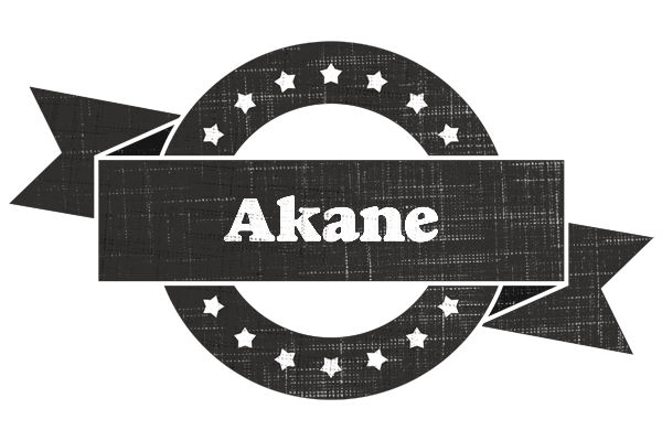 Akane grunge logo