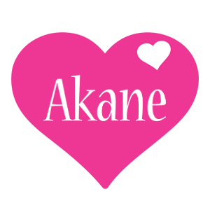 Akane love-heart logo