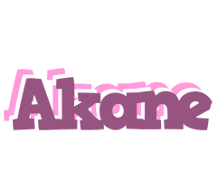 Akane relaxing logo