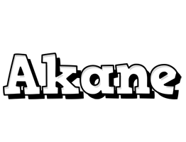 Akane snowing logo