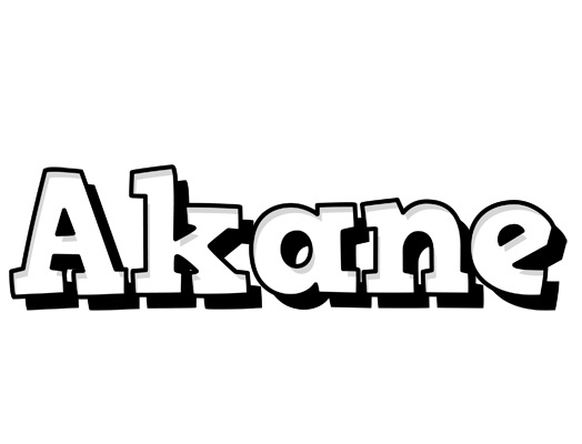 Akane snowing logo