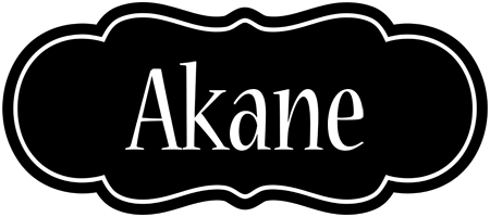 Akane welcome logo