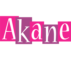 Akane whine logo