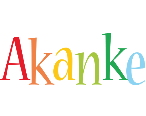 Akanke birthday logo