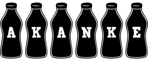 Akanke bottle logo