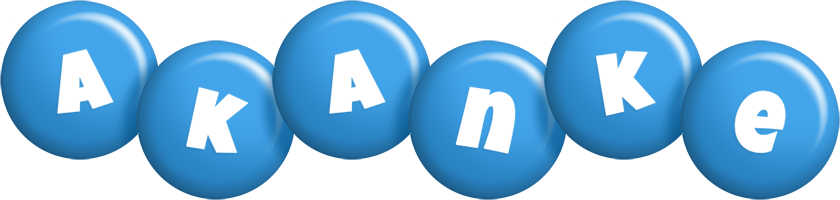 Akanke candy-blue logo