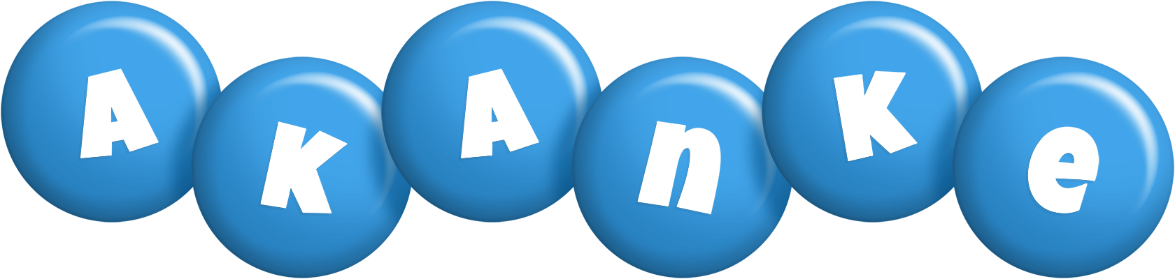 Akanke candy-blue logo