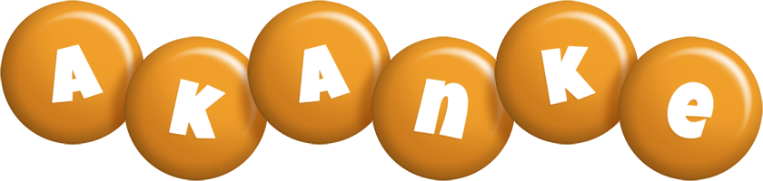 Akanke candy-orange logo