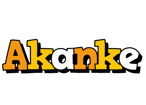 Akanke cartoon logo
