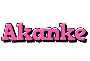 Akanke girlish logo
