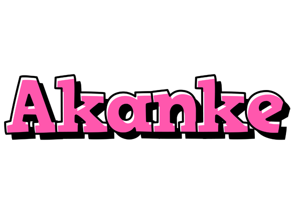 Akanke girlish logo