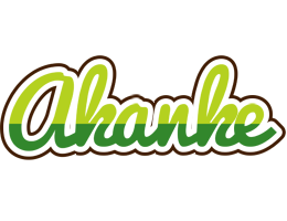 Akanke golfing logo