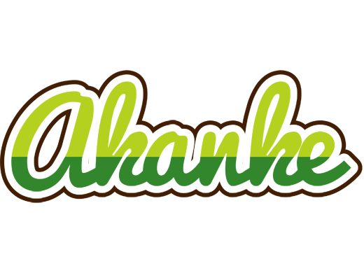 Akanke golfing logo