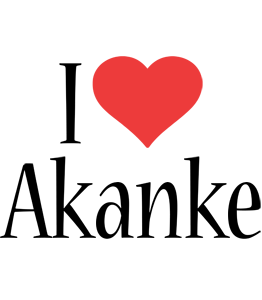 Akanke i-love logo
