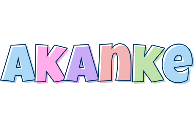 Akanke pastel logo