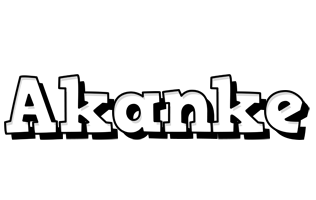 Akanke snowing logo