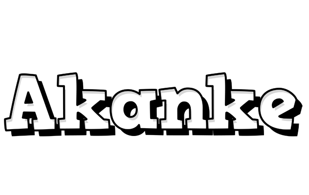 Akanke snowing logo