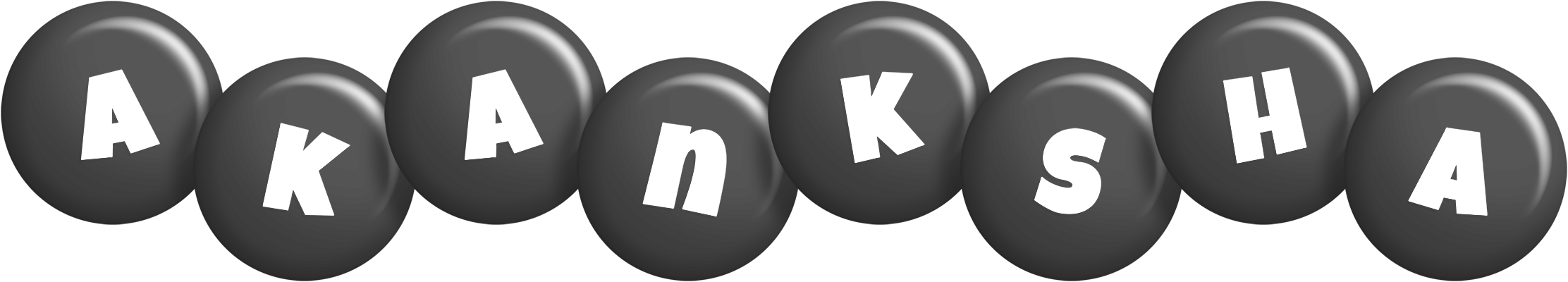 Akanksha candy-black logo
