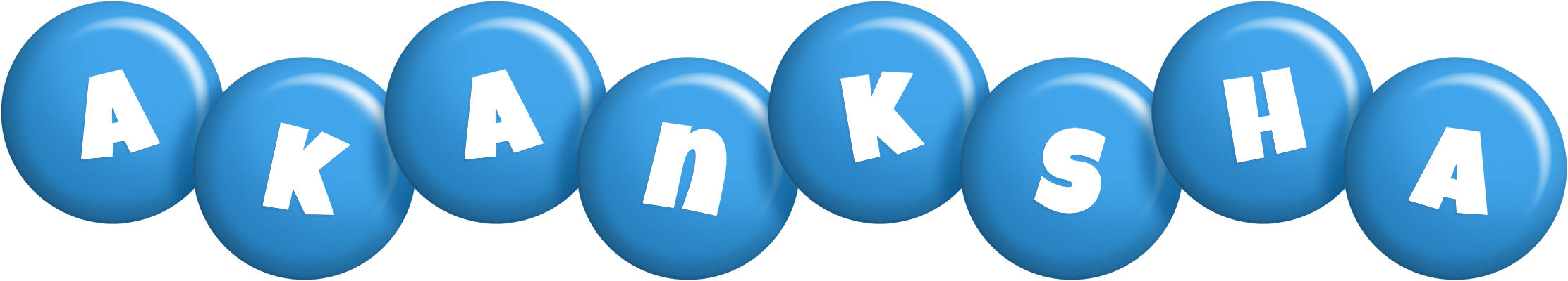 Akanksha candy-blue logo