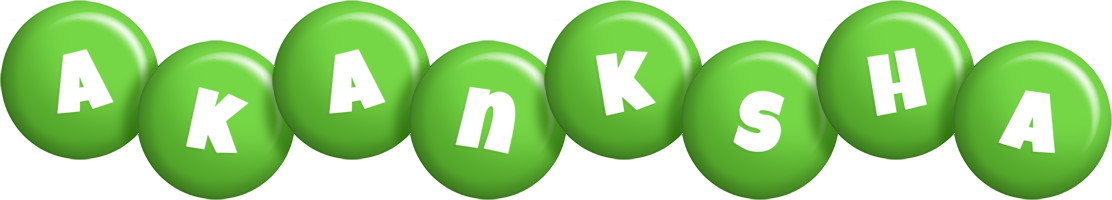 Akanksha candy-green logo