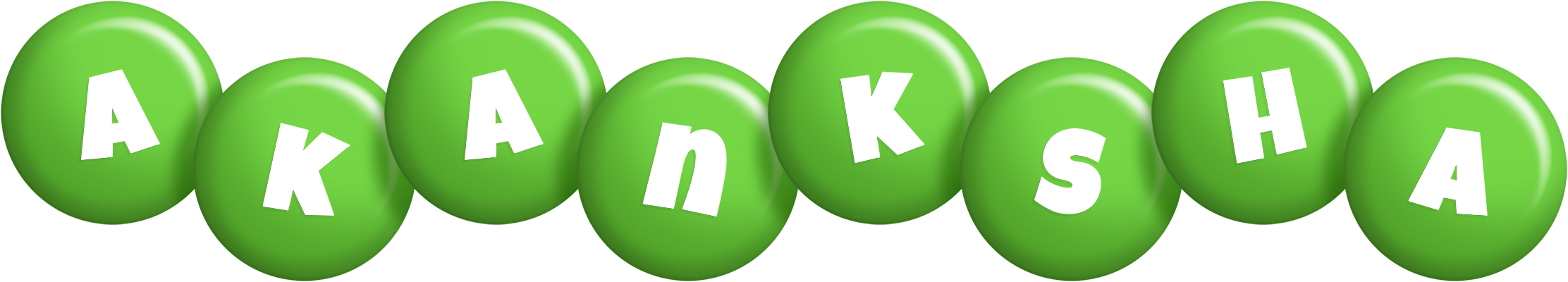 Akanksha candy-green logo