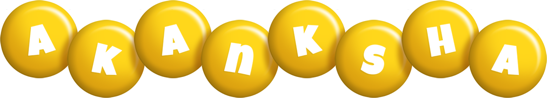 Akanksha candy-yellow logo