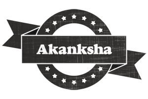 Akanksha grunge logo