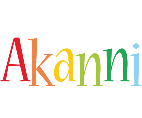 Akanni birthday logo