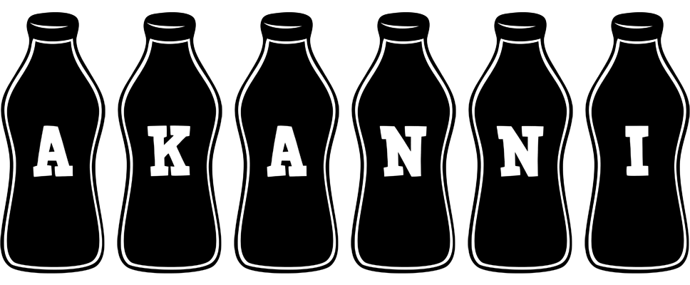 Akanni bottle logo