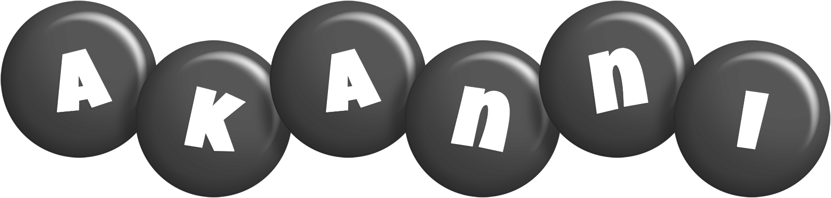 Akanni candy-black logo