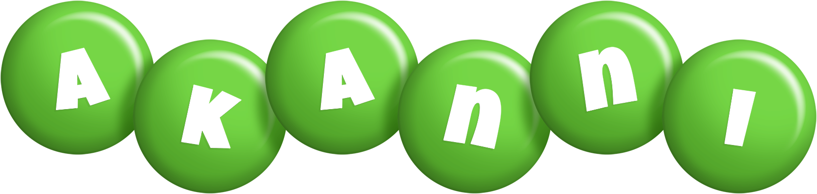 Akanni candy-green logo