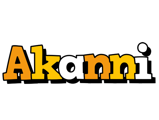 Akanni cartoon logo
