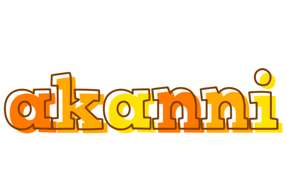 Akanni desert logo